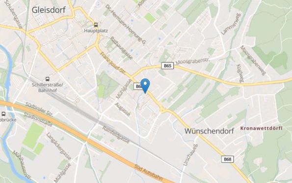 Standort der Hausärztin in Gleisdorf